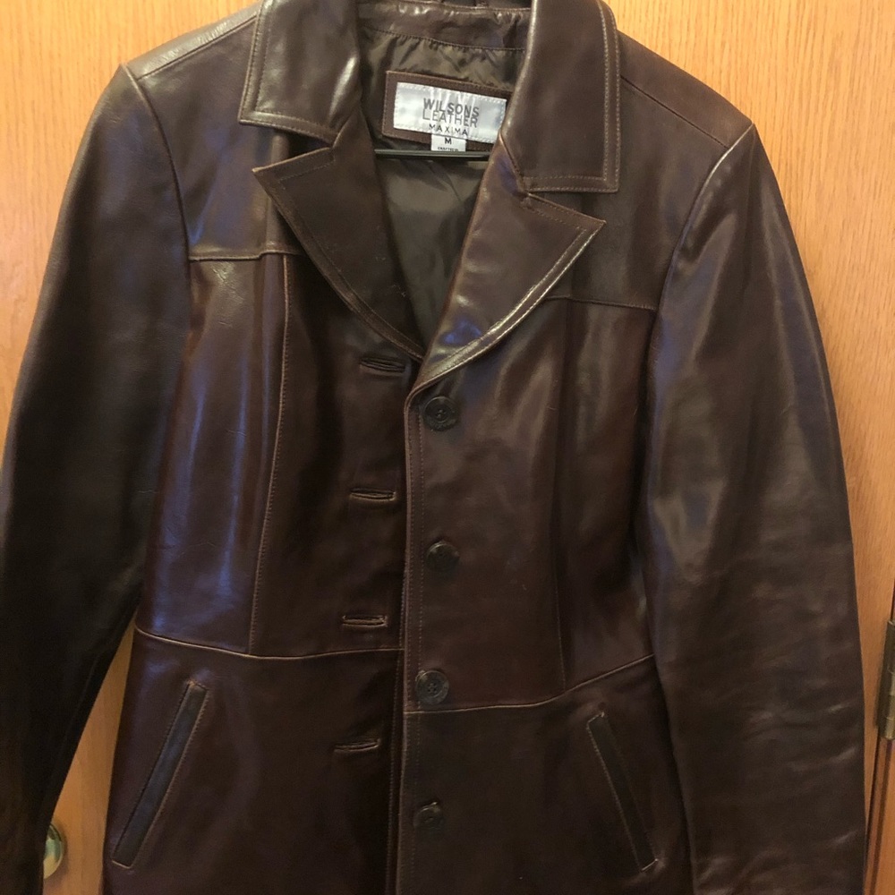 Wilson Leathers shines brown jacket size m